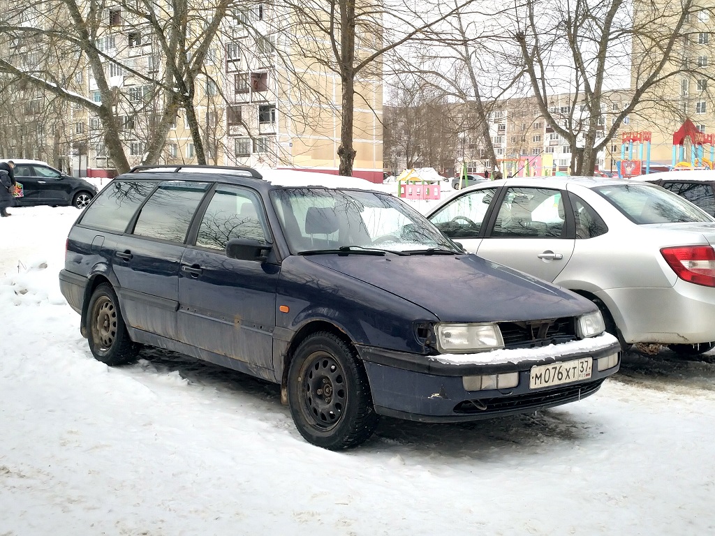Тверская область, № М 076 ХТ 37 — Volkswagen Passat (B4) '93-97