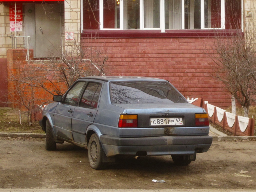 Кировская область, № С 881 РР 43 — Volkswagen Jetta Mk2 (Typ 16) '84-92