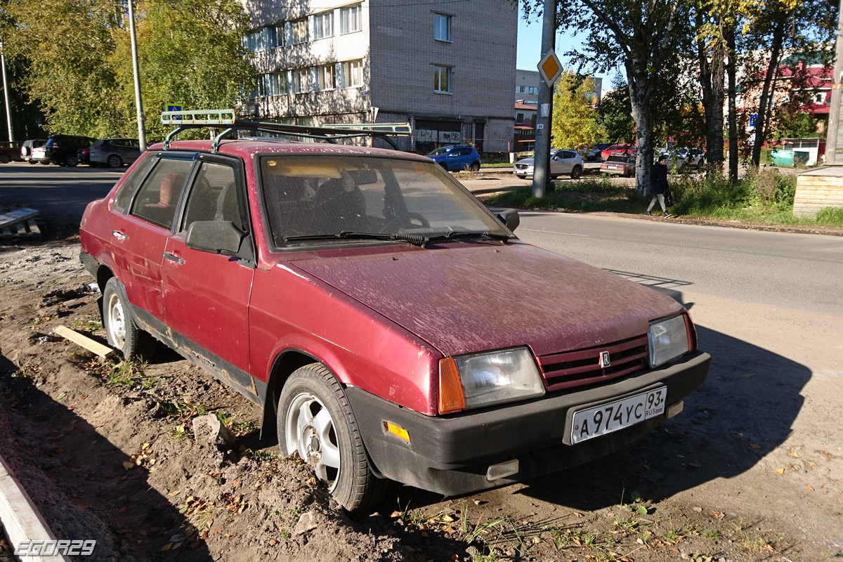 Архангельская область, № А 974 УС 93 — ВАЗ-21099 '90-04