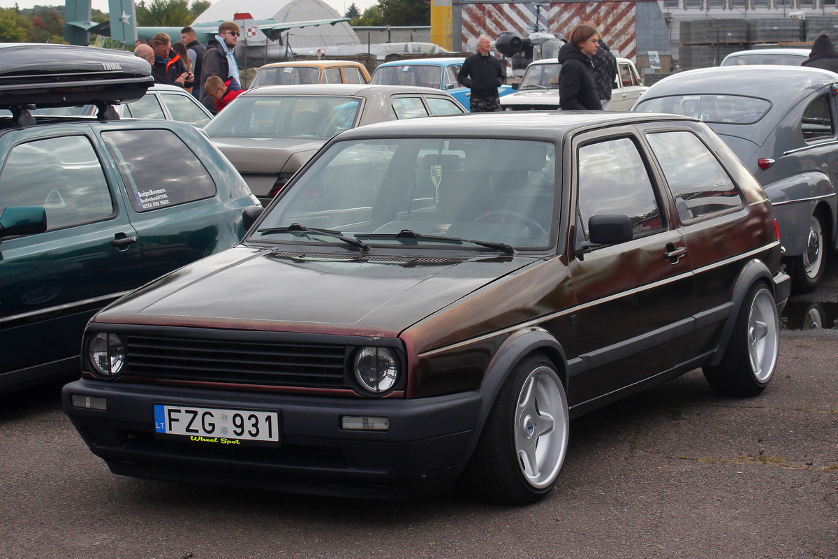 Литва, № FZG 931 — Volkswagen Golf (Typ 19) '83-92; Литва — Retro mugė 2022 ruduo