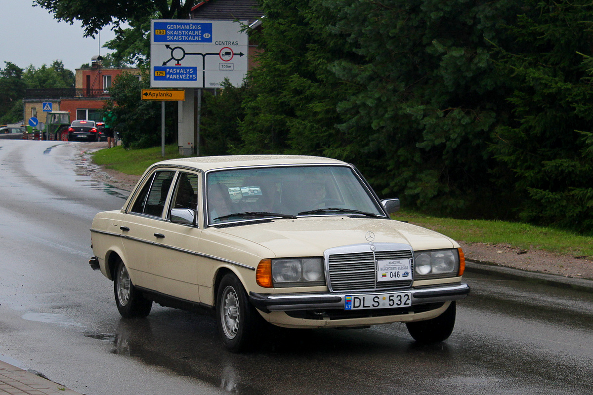 Литва, № DLS 532 — Mercedes-Benz (W123) '76-86; Литва — Nesenstanti klasika 2022