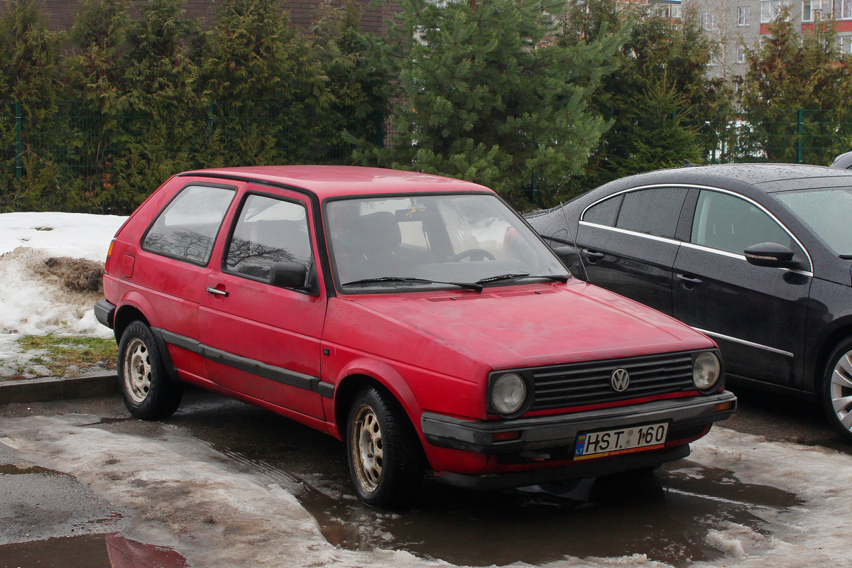 Литва, № HST 160 — Volkswagen Golf (Typ 19) '83-92