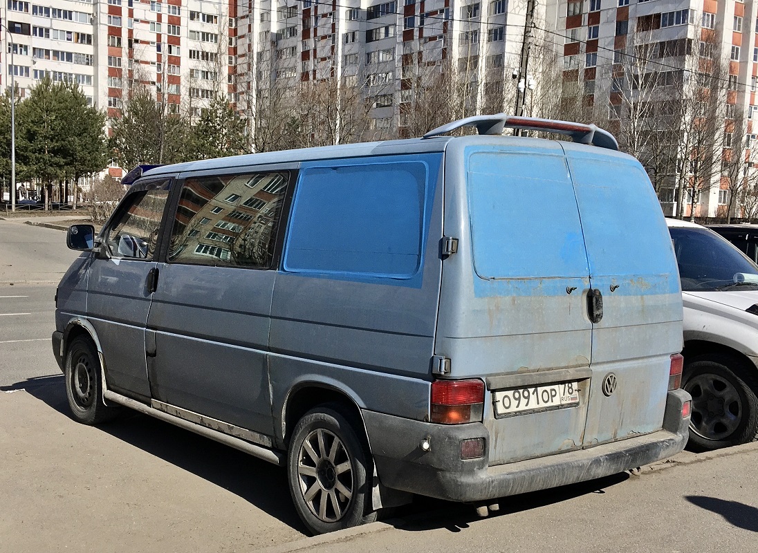 Санкт-Петербург, № О 991 ОР 78 — Volkswagen Typ 2 (T4) '90-03