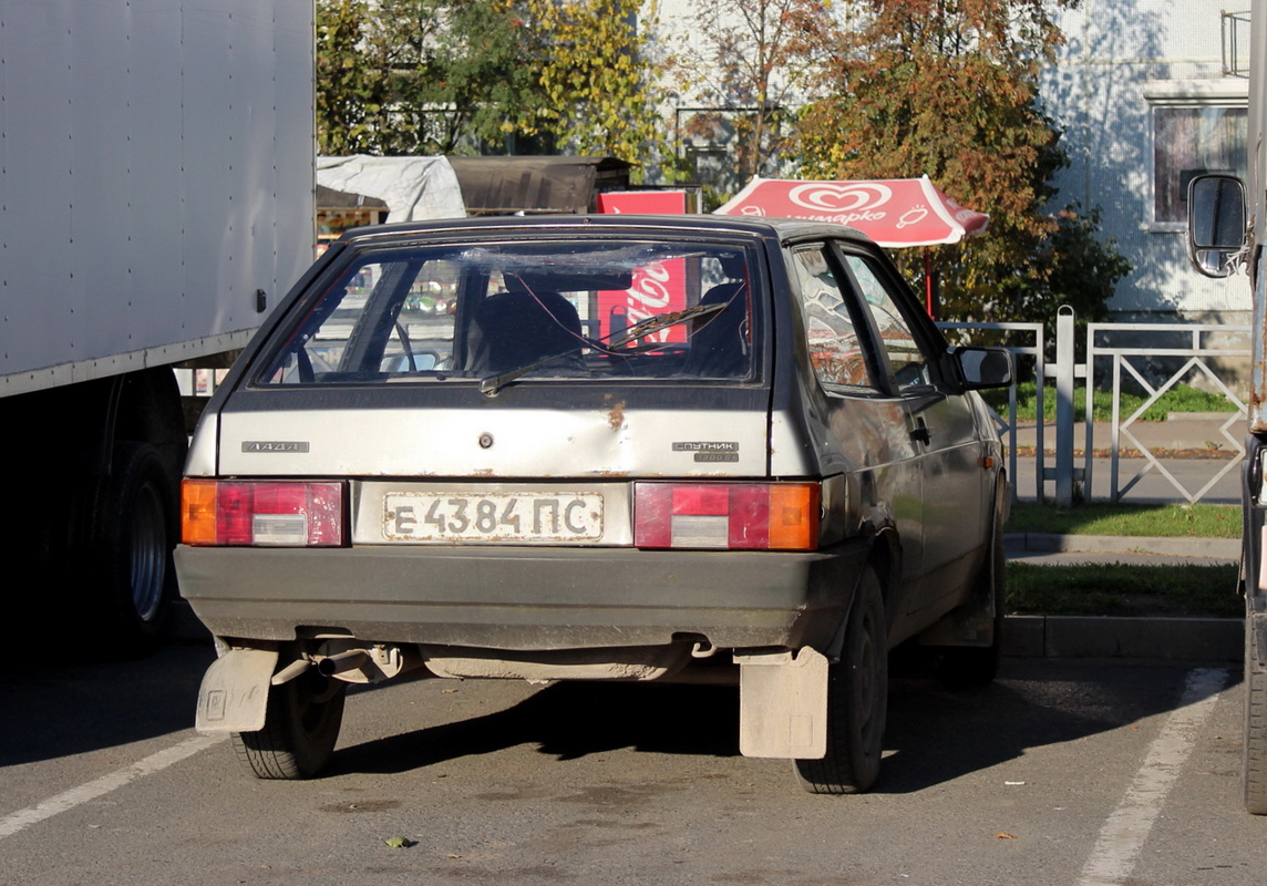 Псковская область, № Е 4384 ПС — ВАЗ-2108 '84-94