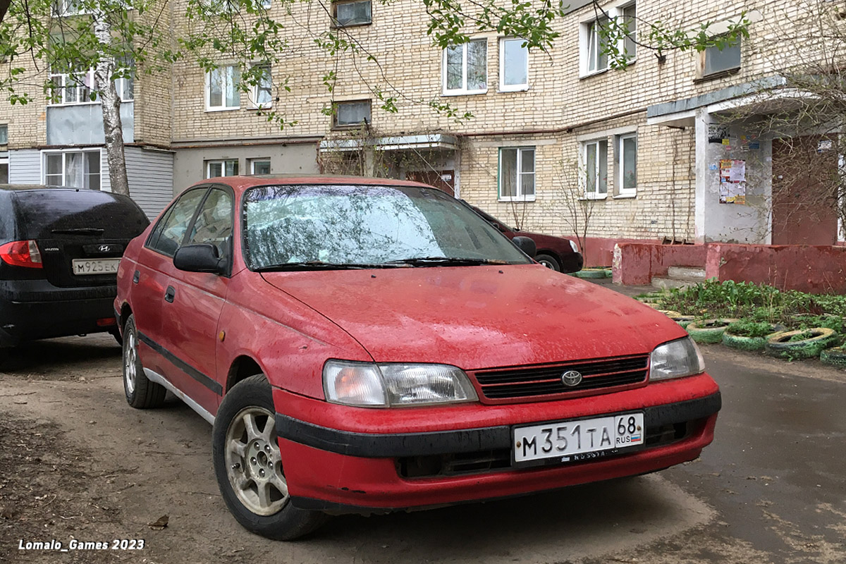 Тамбовская область, № М 351 ТА 68 — Toyota Carina (T190) '92-96