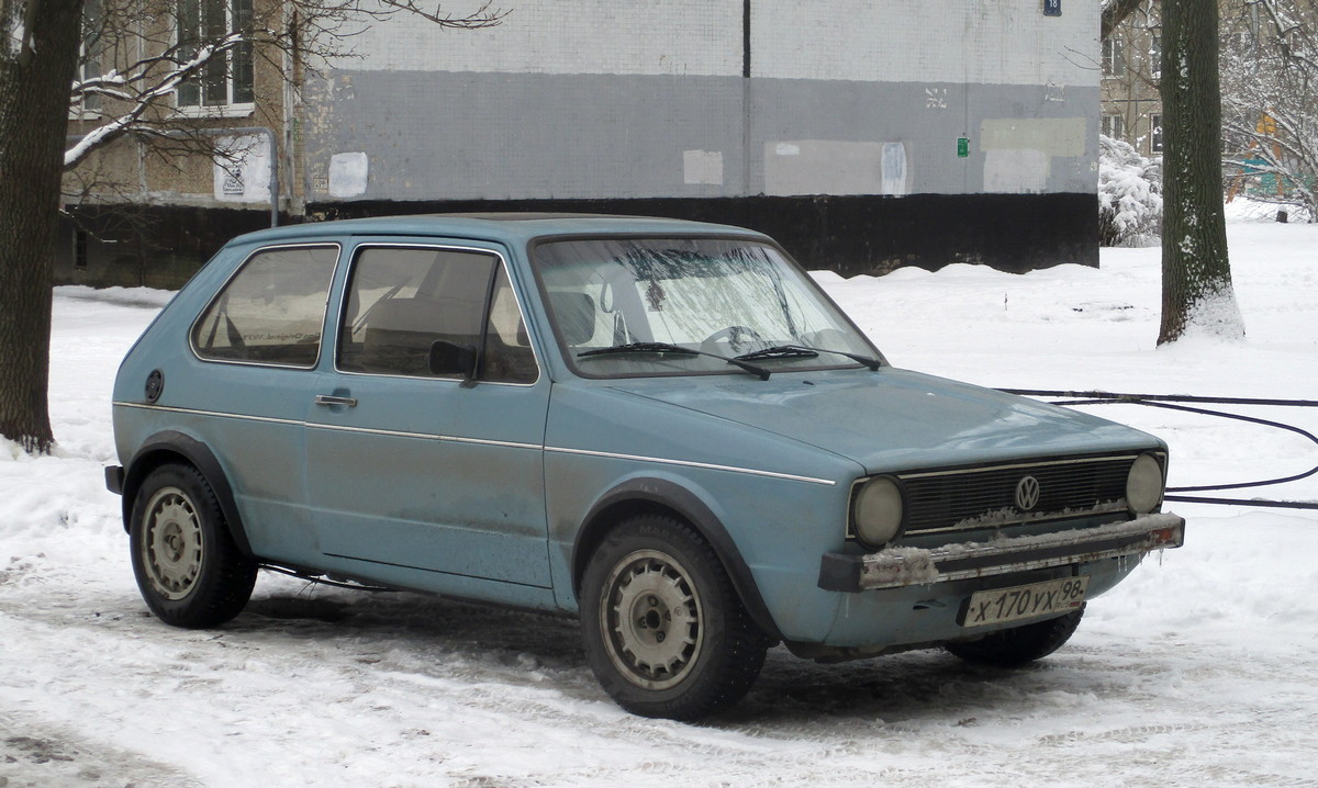 Санкт-Петербург, № Х 170 УХ 98 — Volkswagen Golf (Typ 17) '74-88