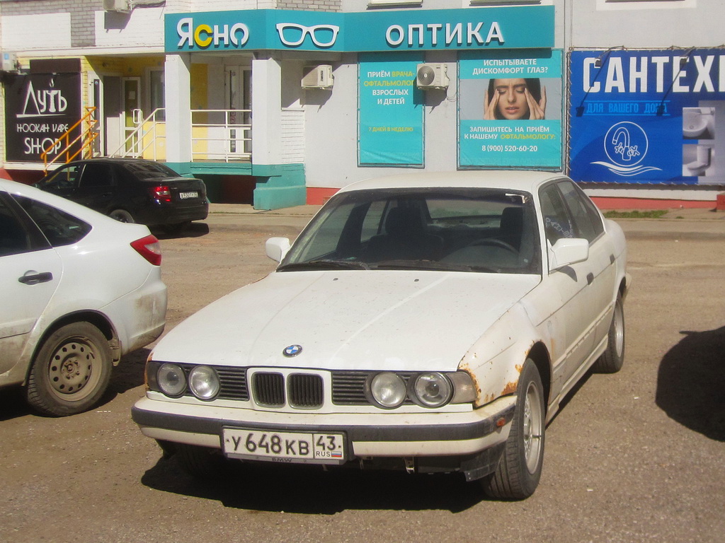 Кировская область, № У 648 КВ 43 — BMW 5 Series (E34) '87-96