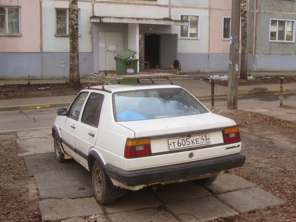 Кировская область, № Т 605 КЕ 43 — Volkswagen Jetta Mk2 (Typ 16) '84-92