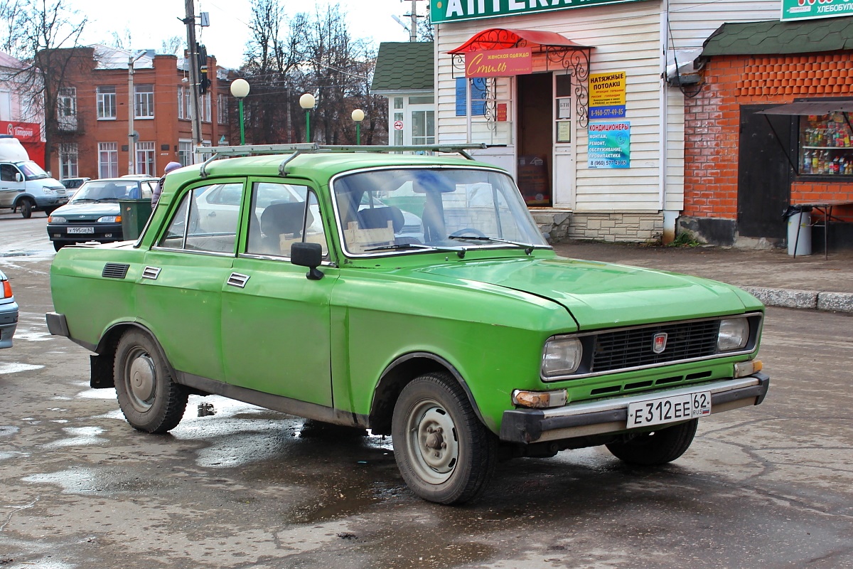 Рязанская область, № Е 312 ЕЕ 62 — Москвич-2140 '76-88