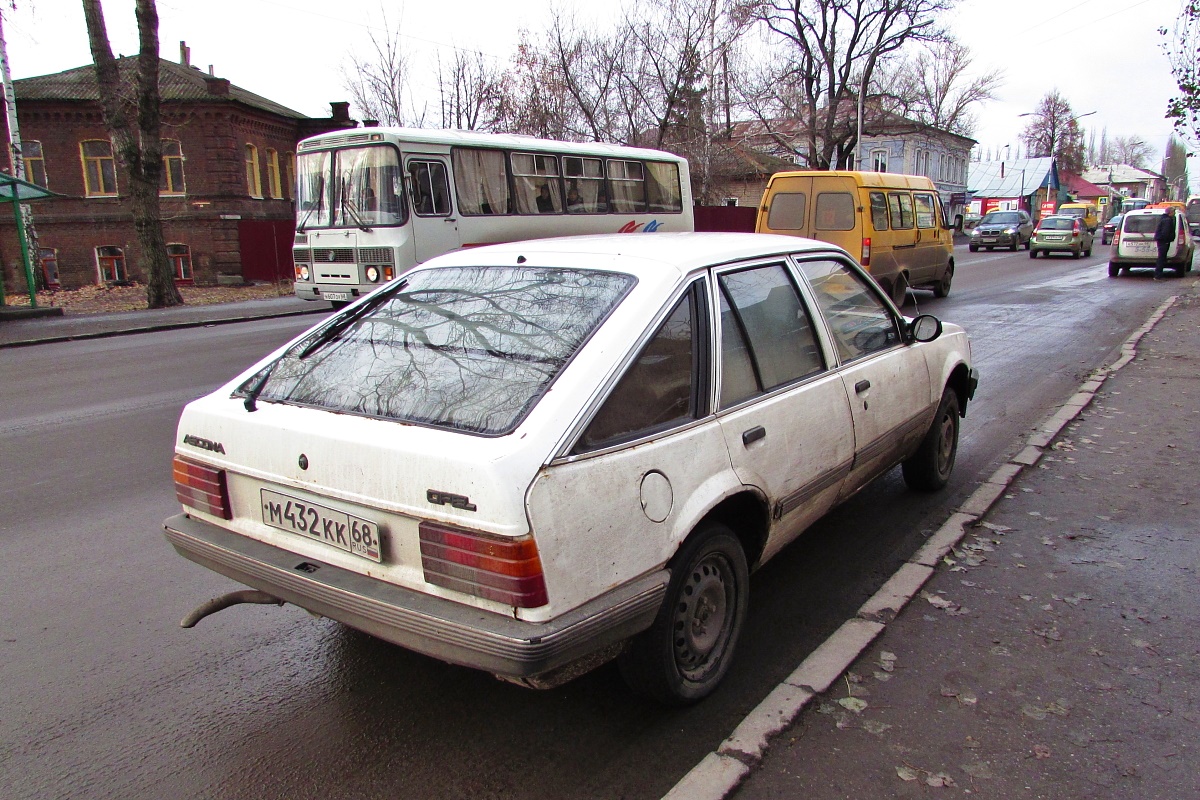 Тамбовская область, № М 432 КК 68 — Opel Ascona (C) '81-88