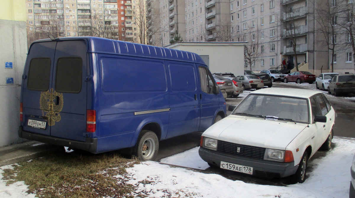 Новгородская область, № К 099 ЕМ 53 — Ford Transit (3G) '86-94; Санкт-Петербург, № С 159 АЕ 178 — Москвич-2141 '86-98