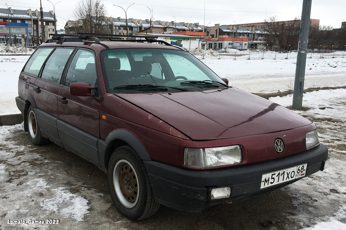 Тамбовская область, № М 511 ХО 68 — Volkswagen Passat (B3) '88-93