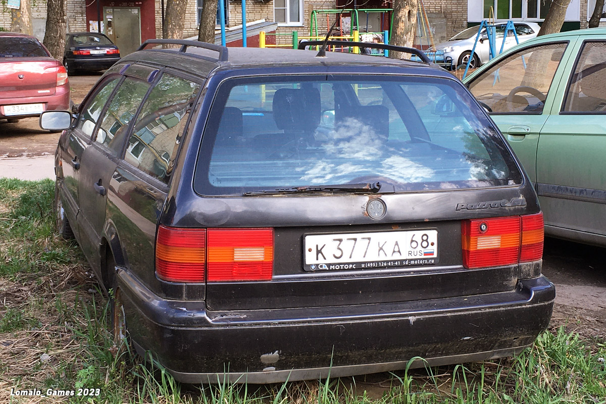 Тамбовская область, № К 377 КА 68 — Volkswagen Passat (B4) '93-97