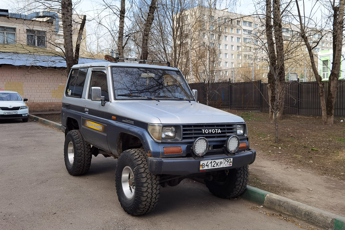 Московская область, № В 412 КР 790 — Toyota Land Cruiser (J70) '84-07