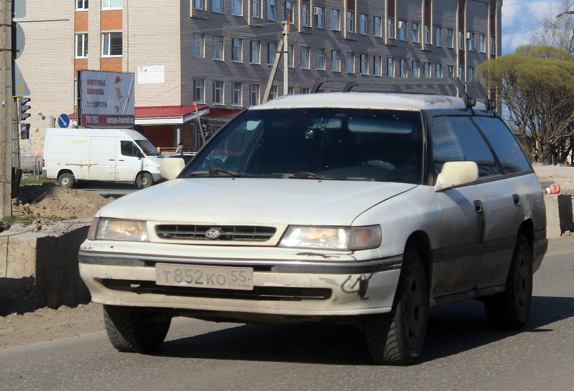 Псковская область, № Т 852 КО 55 — Subaru Legacy '89-93