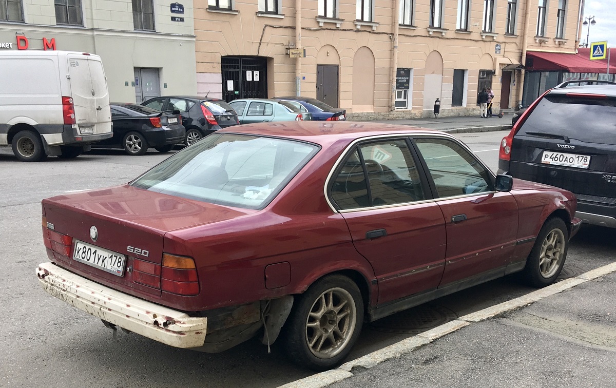 Санкт-Петербург, № К 801 УК 178 — BMW 5 Series (E34) '87-96