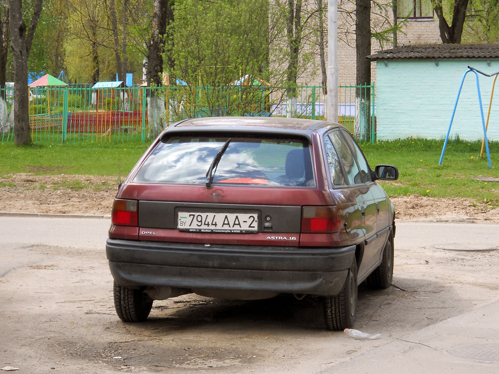 Витебская область, № 7944 АА-2 — Opel Astra (F) '91-98