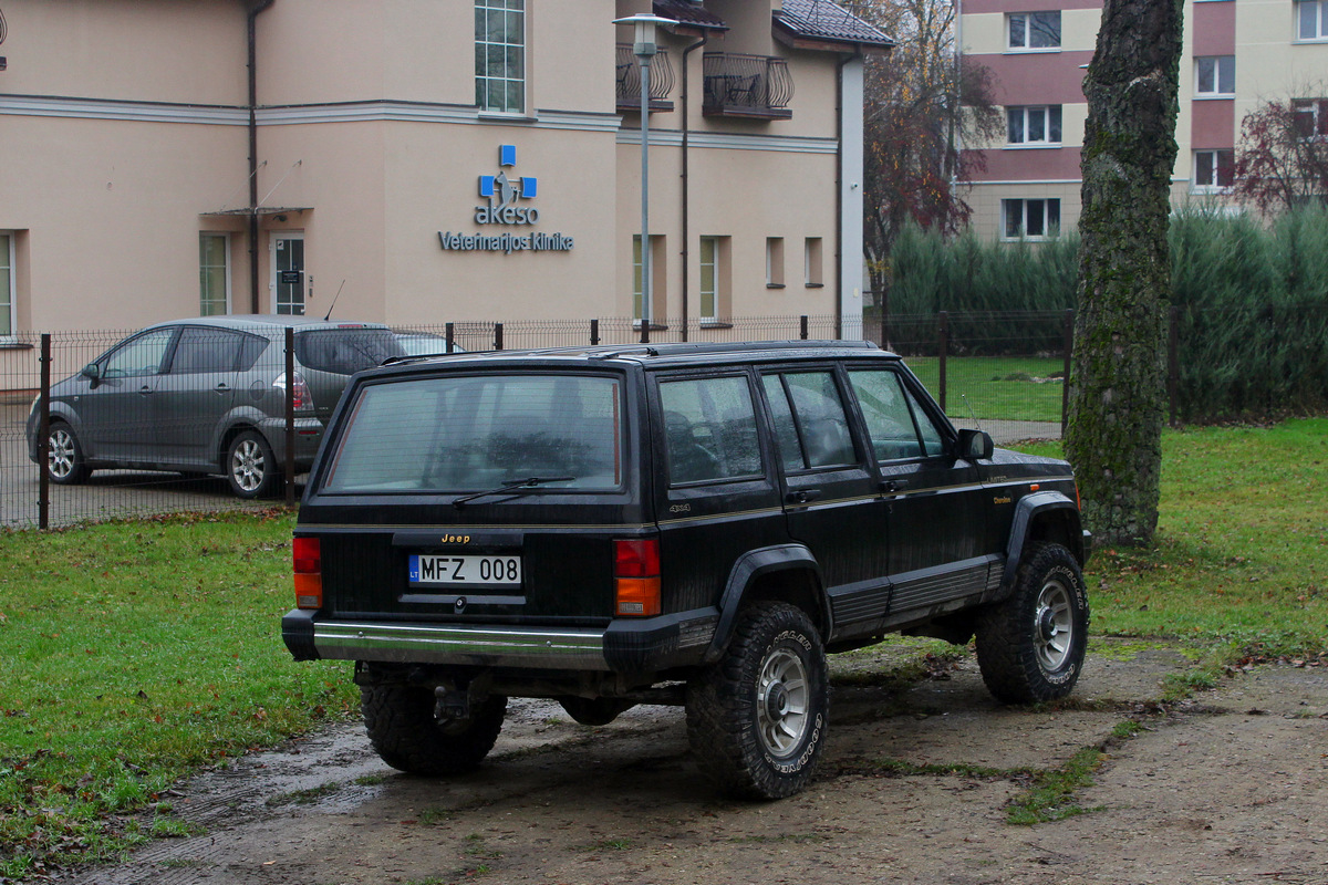 Литва, № MFZ 008 — Jeep Cherokee (XJ) '84-01