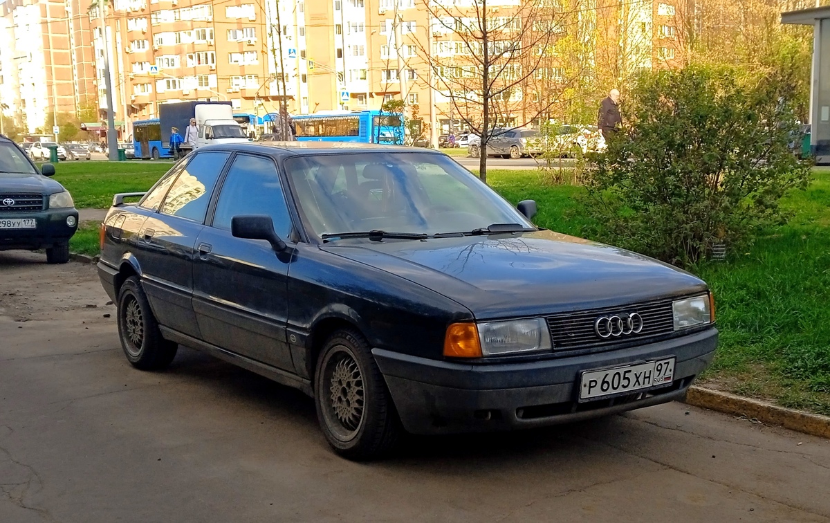 Москва, № Р 605 ХН 97 — Audi 80 (B3) '86-91