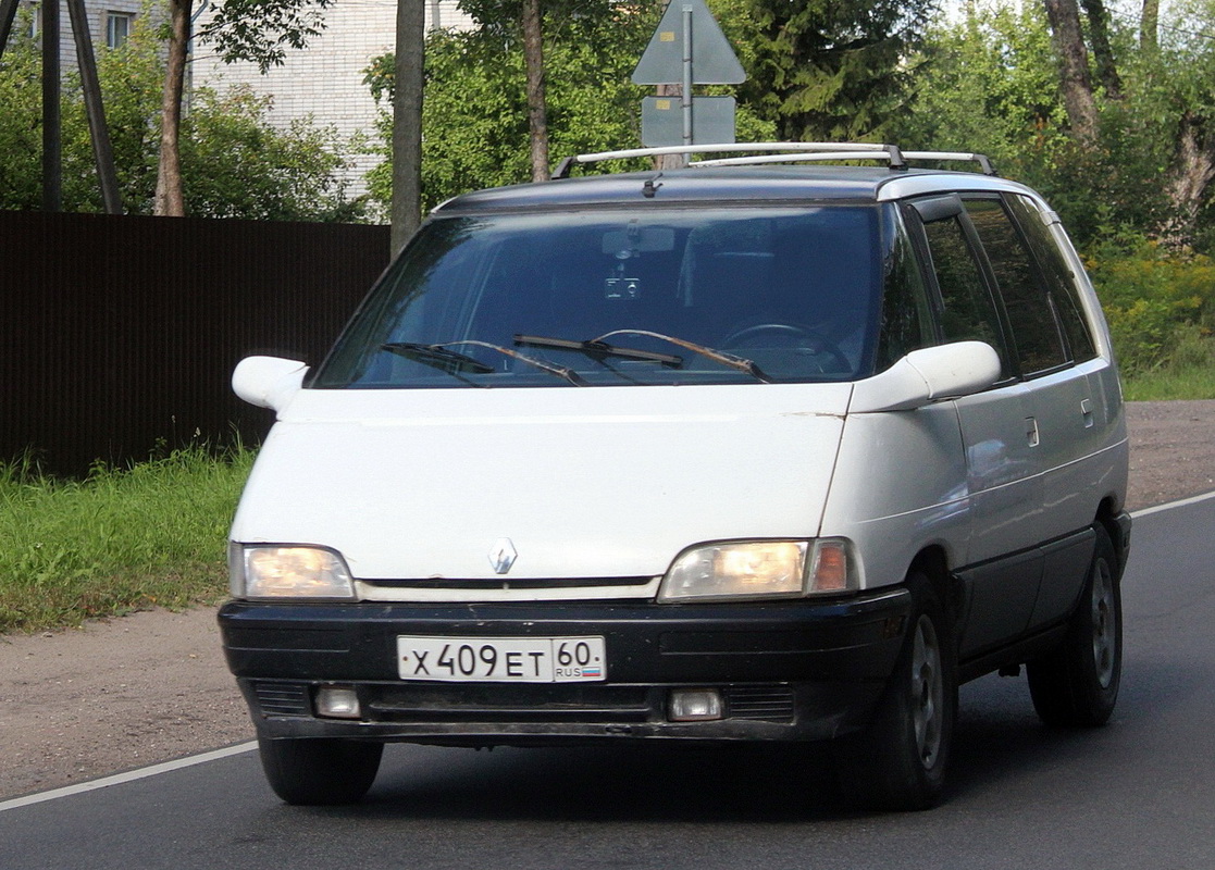 Псковская область, № Х 409 ЕТ 60 — Renault Espace (2G) '91-96