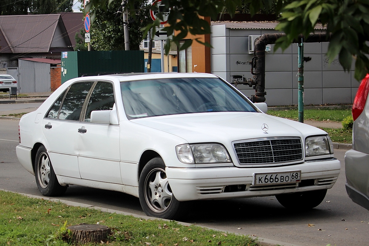 Тамбовская область, № К 666 ВО 68 — Mercedes-Benz (W140) '91-98