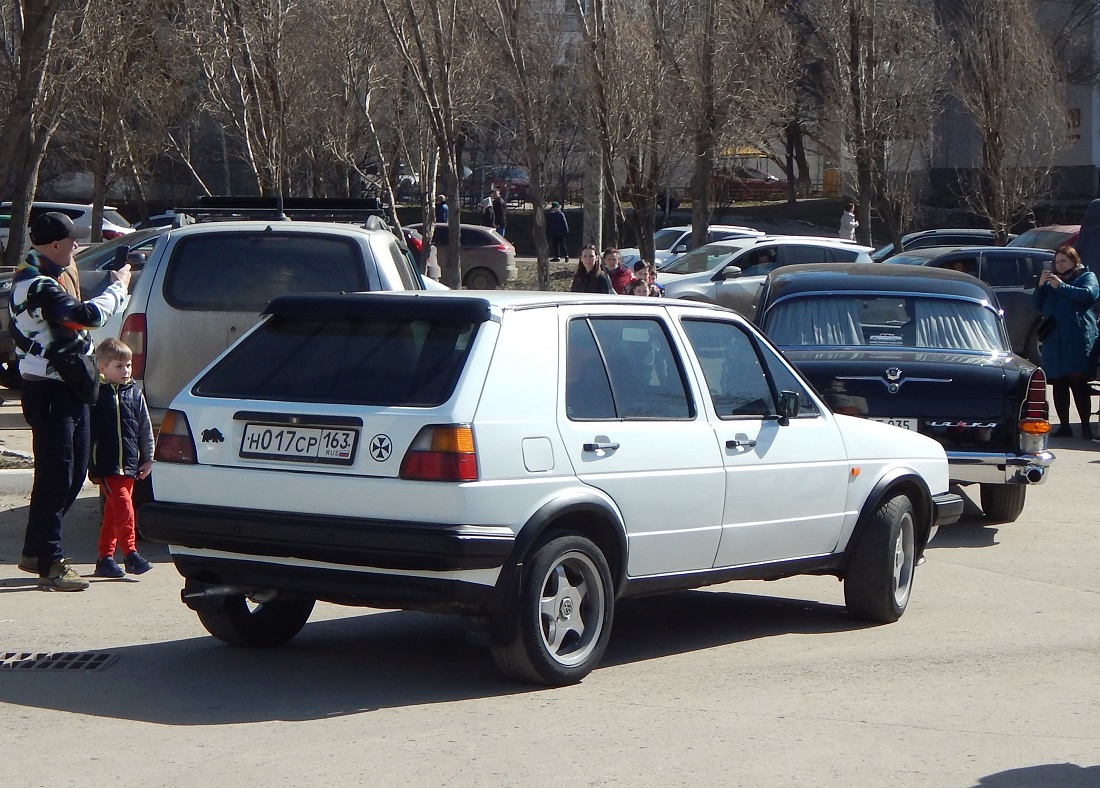 Самарская область, № Н 017 СР 163 — Volkswagen Golf (Typ 19) '83-92; Самарская область — Открытие ретро-сезона 16 апреля 2022 г.