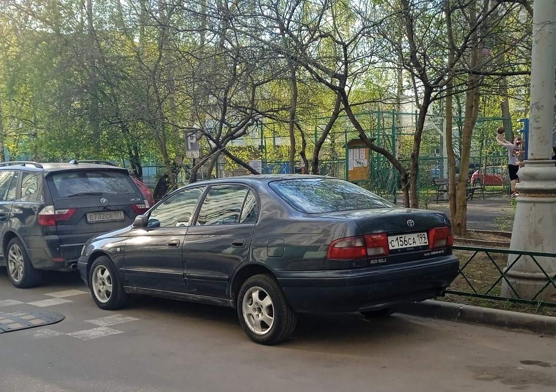 Москва, № С 156 СА 199 — Toyota Carina E (T190) '92–97