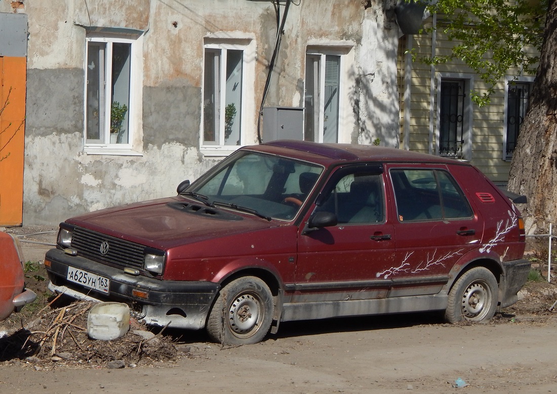 Самарская область, № А 625 УН 163 — Volkswagen Golf (Typ 19) '83-92