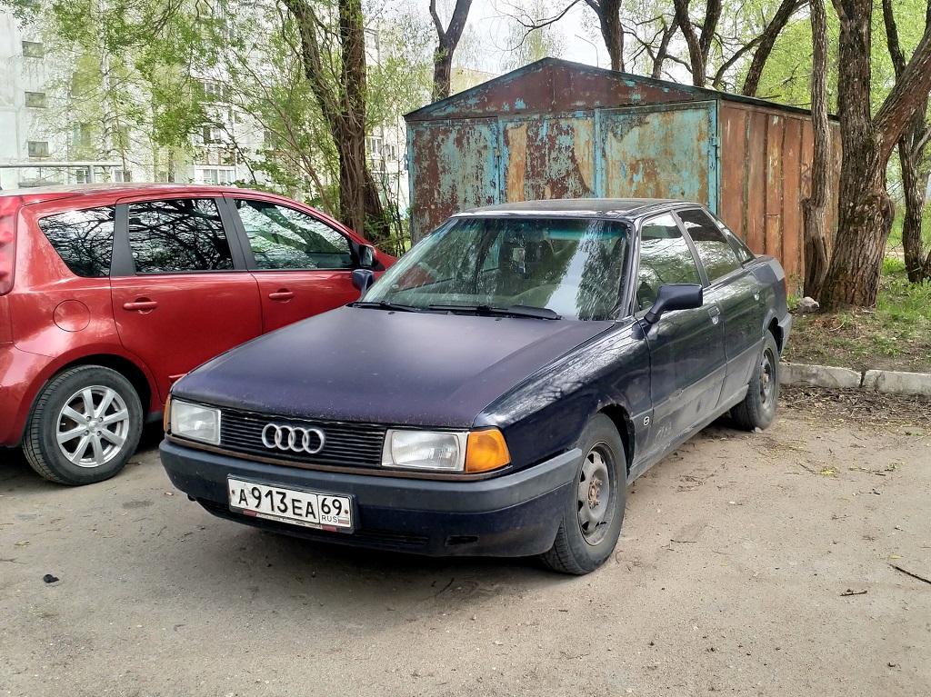 Тверская область, № А 913 ЕА 69 — Audi 80 (B3) '86-91