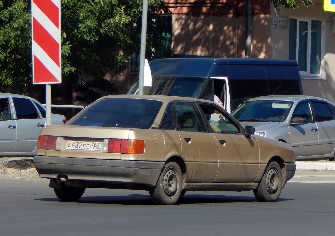 Самарская область, № А 432 ЕС 763 — Audi 80 (B3) '86-91