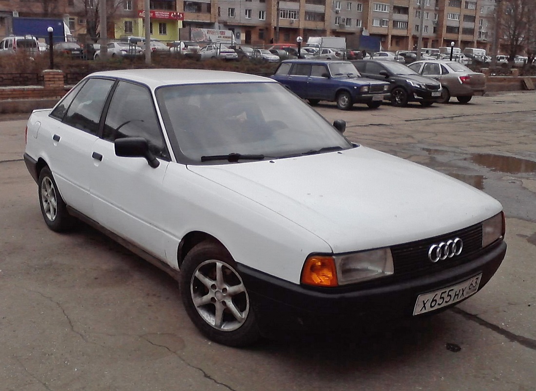 Самарская область, № Х 655 НХ 63 — Audi 80 (B3) '86-91
