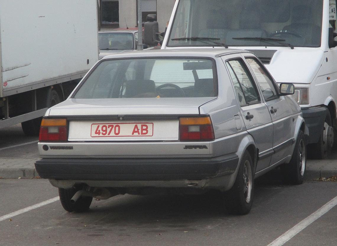 Брестская область, № 4970 АВ — Volkswagen Jetta Mk2 (Typ 16) '84-92