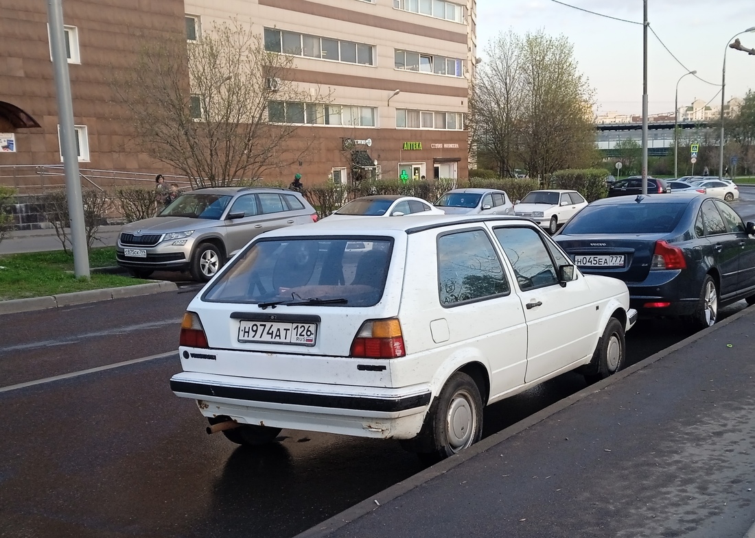 Ставропольский край, № Н 974 АТ 126 — Volkswagen Golf (Typ 19) '83-92