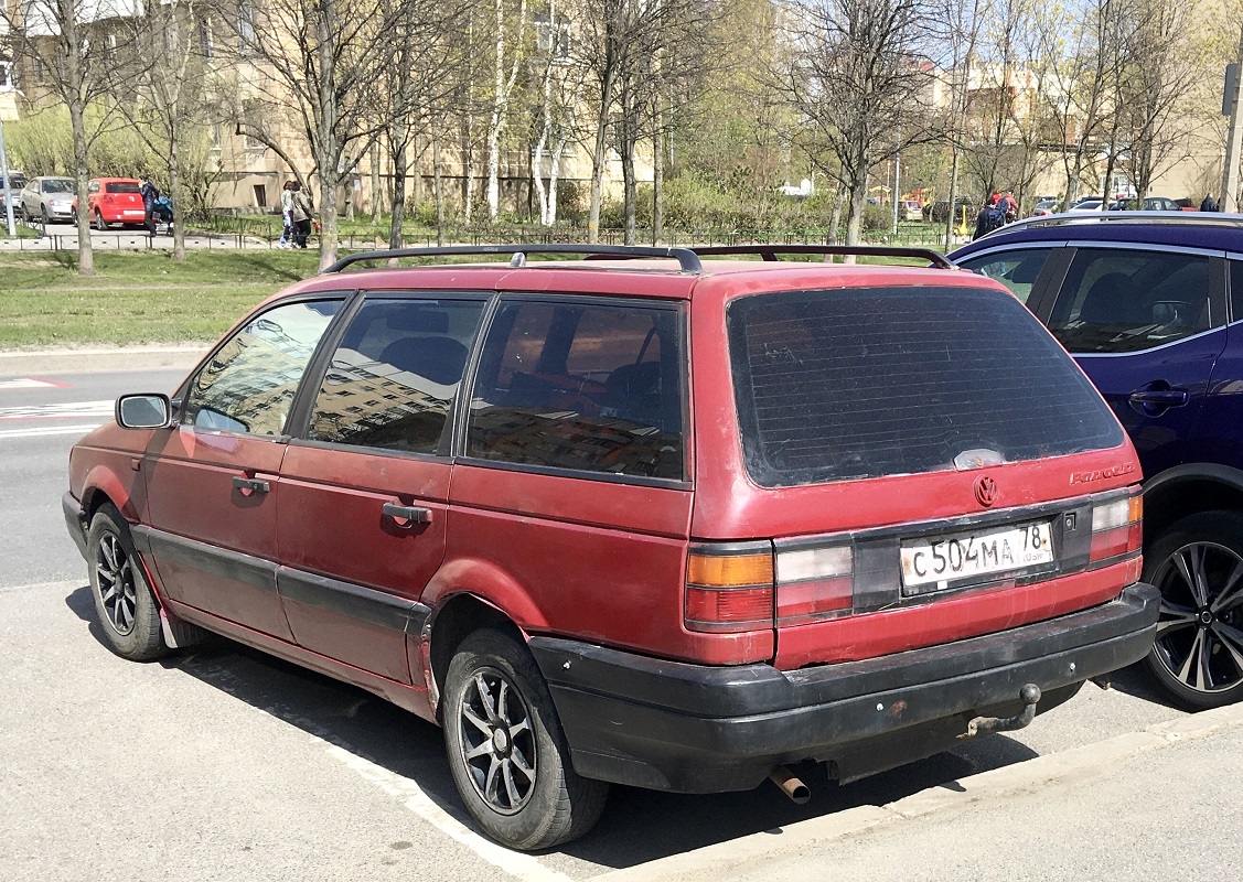Санкт-Петербург, № С 504 МА 78 — Volkswagen Passat (B3) '88-93