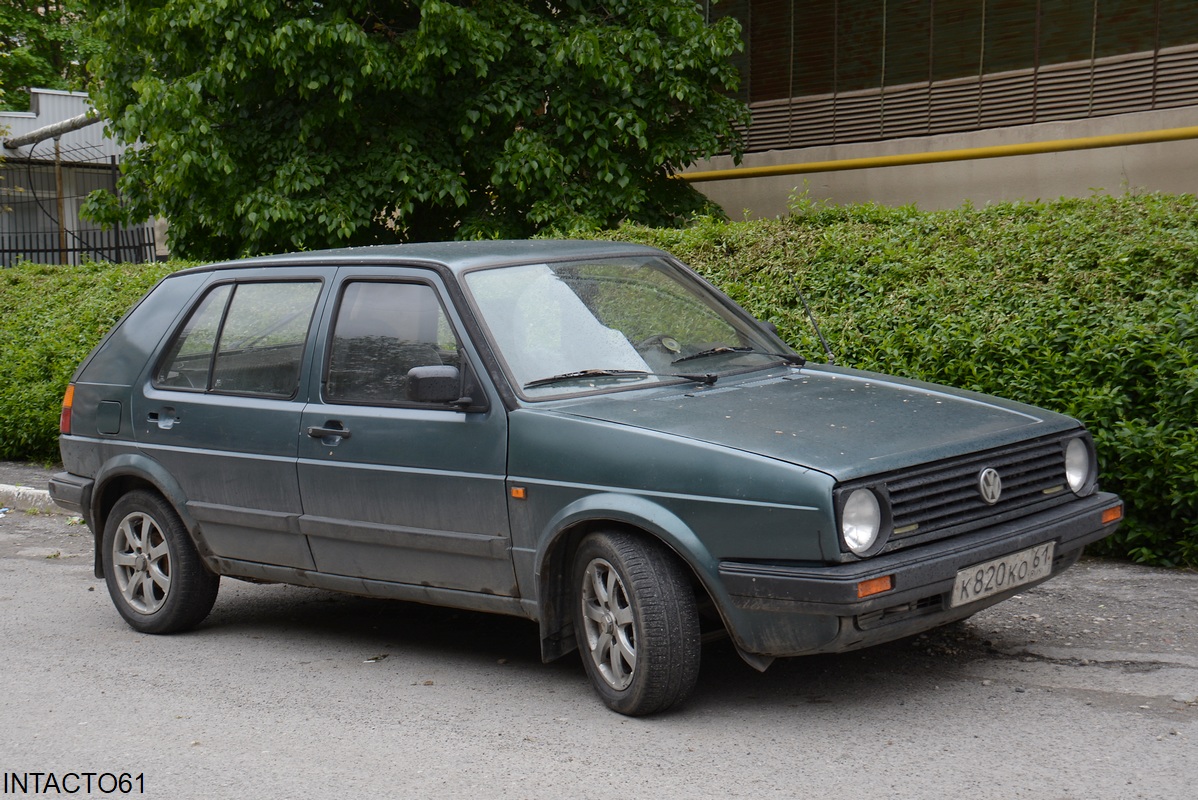 Ростовская область, № К 820 КО 61 — Volkswagen Golf (Typ 19) '83-92