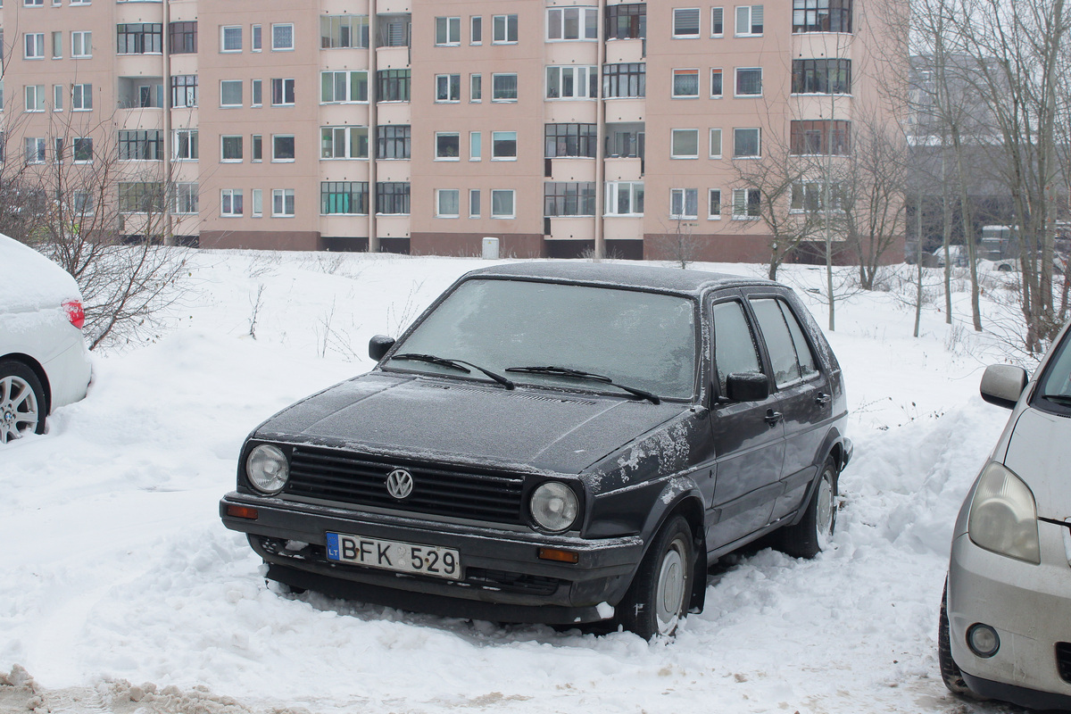 Литва, № BFK 529 — Volkswagen Golf (Typ 19) '83-92