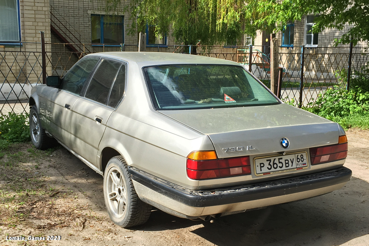 Тамбовская область, № Р 365 ВУ 68 — BMW 7 Series (E32) '86-94
