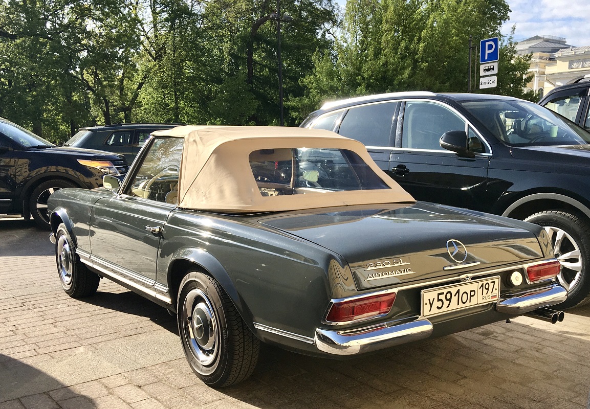 Москва, № У 591 ОР 197 — Mercedes-Benz (W113) '63-71