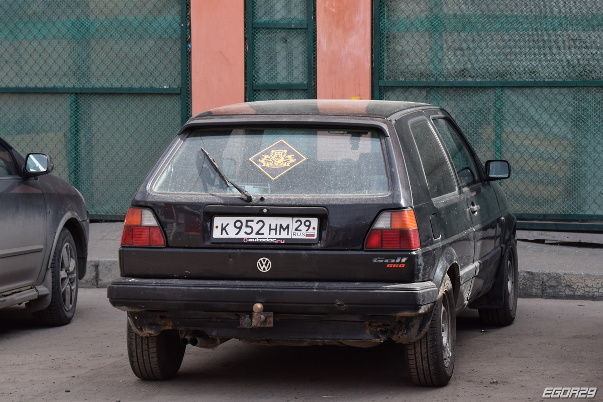 Архангельская область, № К 952 НМ 29 — Volkswagen Golf (Typ 19) '83-92