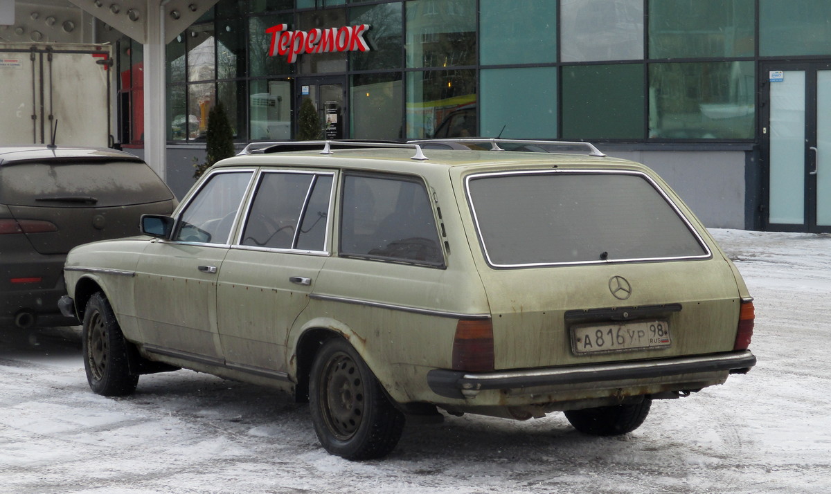 Санкт-Петербург, № А 816 УР 98 — Mercedes-Benz (W123) '76-86