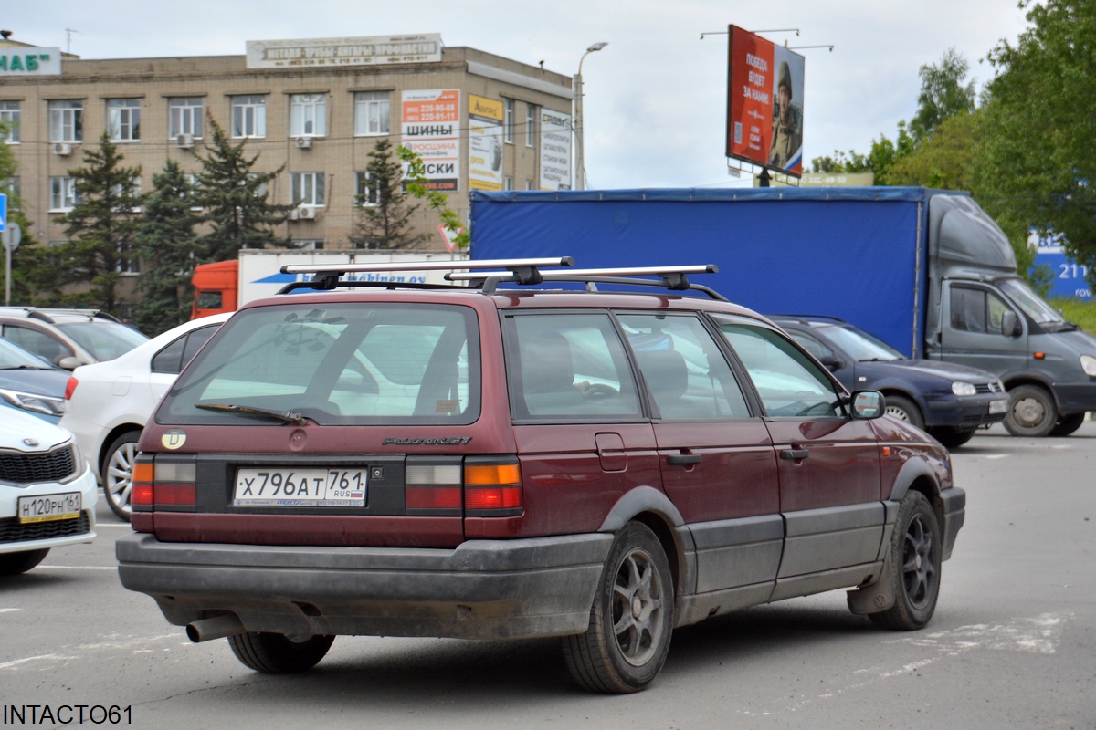 Ростовская область, № Х 796 АТ 761 — Volkswagen Passat (B3) '88-93