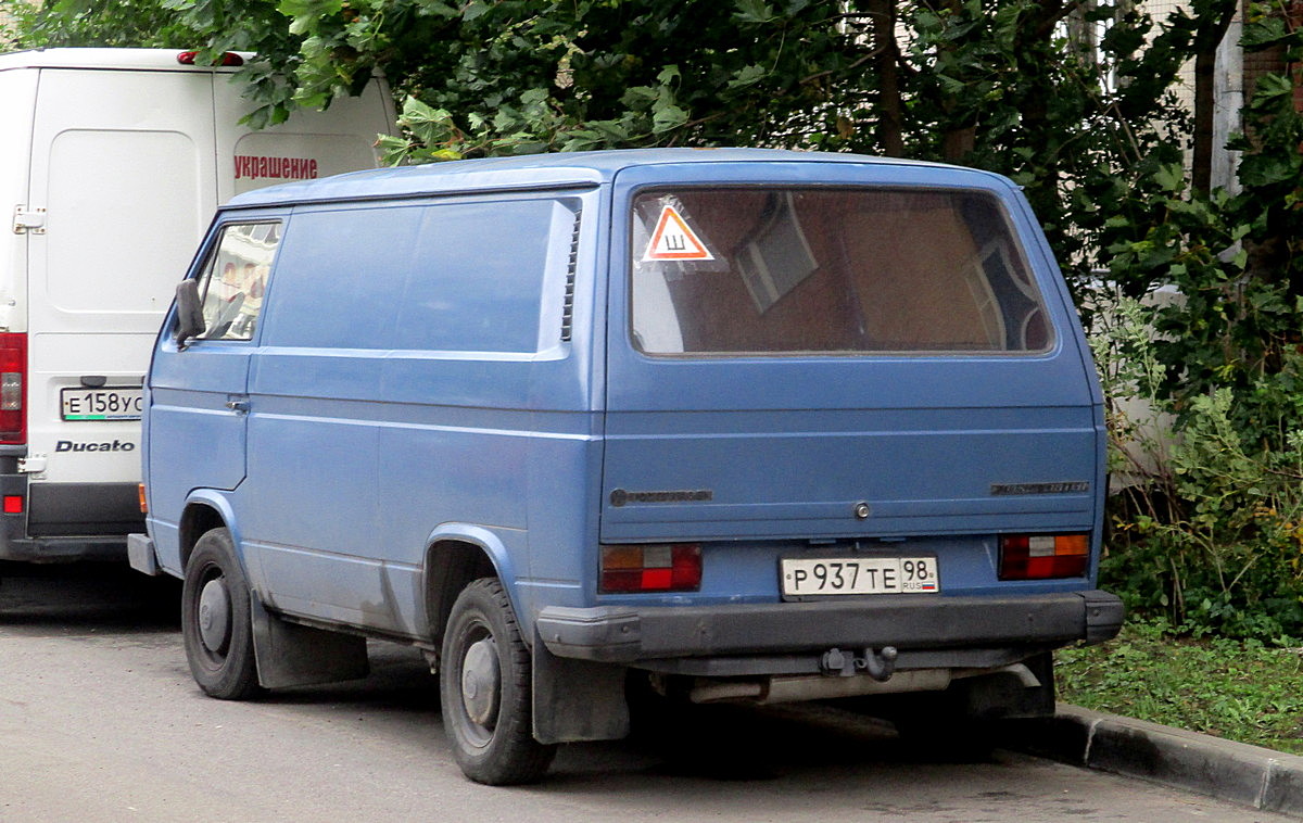 Санкт-Петербург, № Р 937 ТЕ 98 — Volkswagen Typ 2 (Т3) '79-92