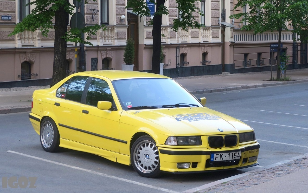 Латвия, № FK-1154 — BMW 3 Series (E36) '90-00