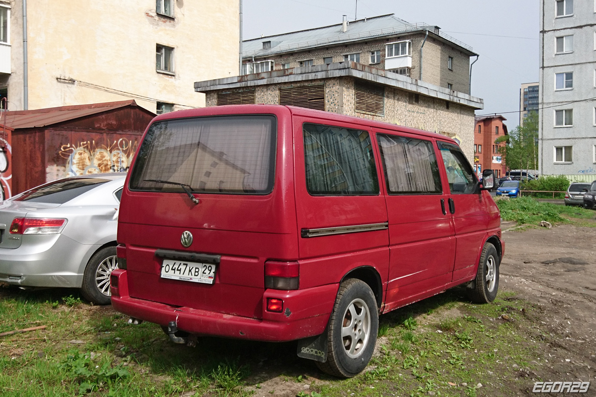 Архангельская область, № О 447 КВ 29 — Volkswagen Typ 2 (T4) '90-03