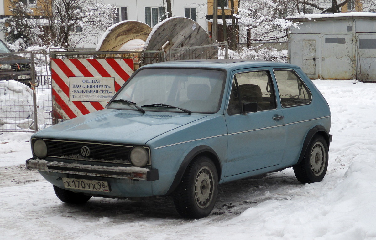 Санкт-Петербург, № Х 170 УХ 98 — Volkswagen Golf (Typ 17) '74-88