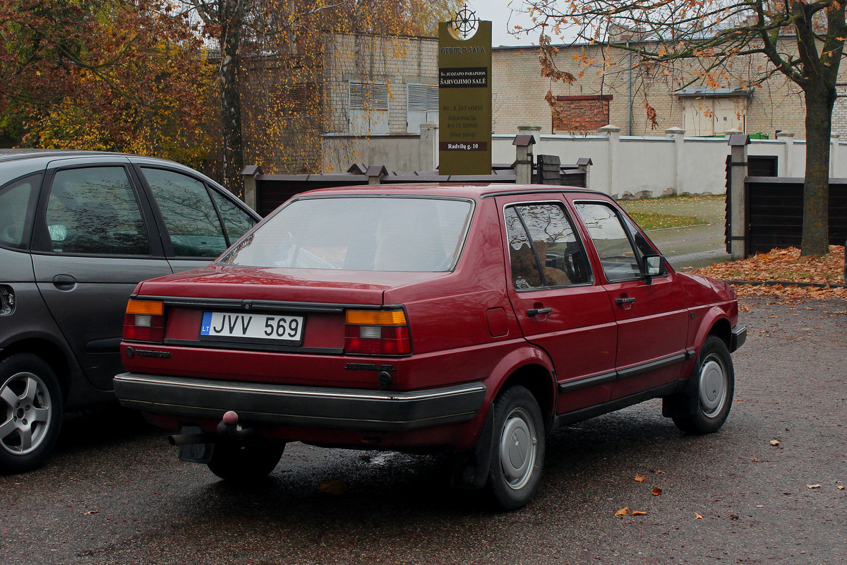 Литва, № JVV 569 — Volkswagen Jetta Mk2 (Typ 16) '84-92