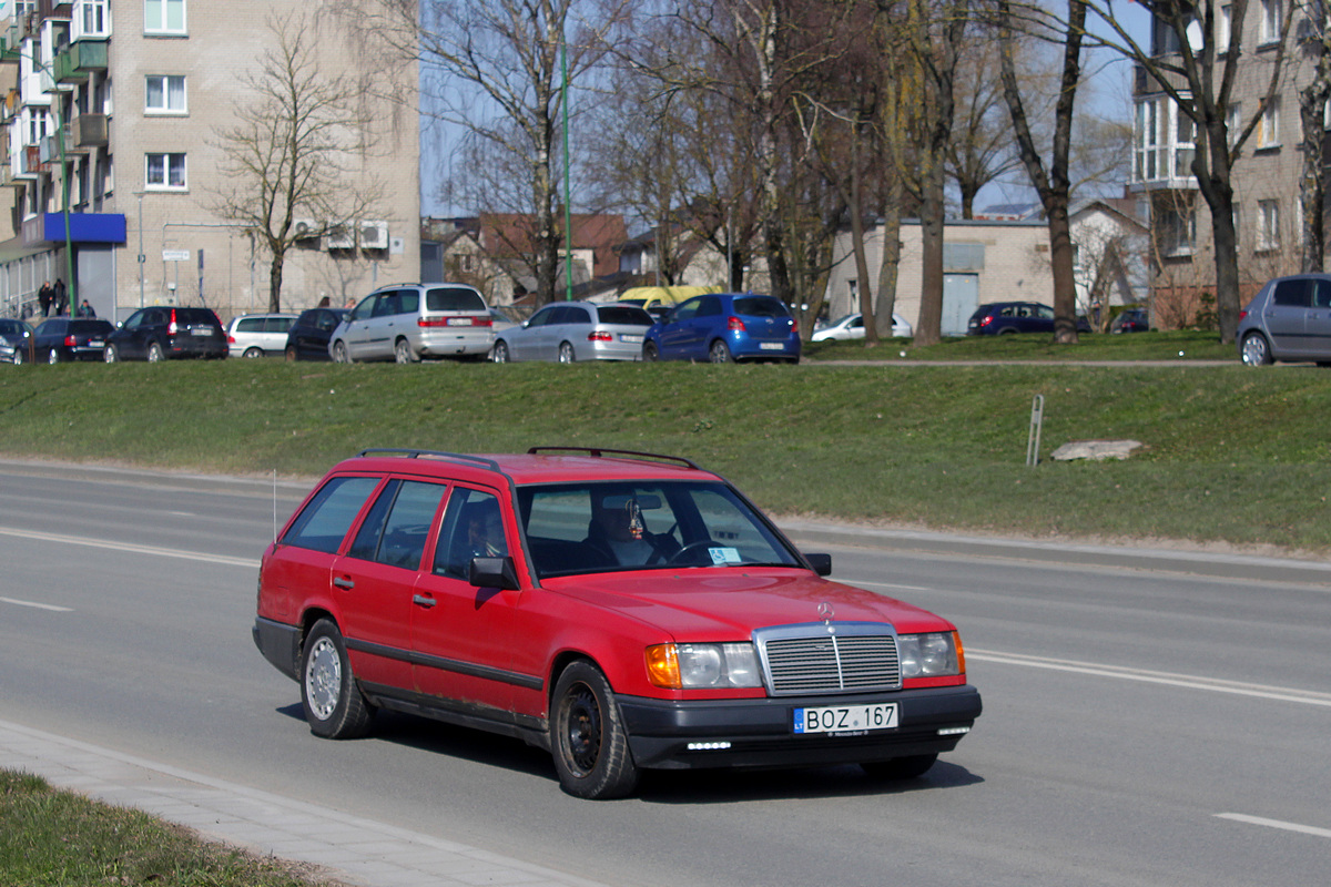 Литва, № BOZ 167 — Mercedes-Benz (S124) '86-96