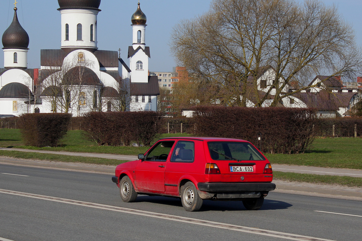 Литва, № BCA 632 — Volkswagen Golf (Typ 19) '83-92