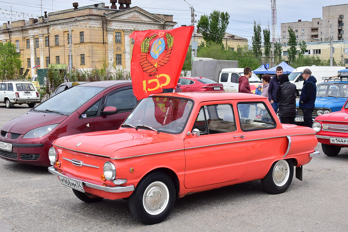 Волгоградская область, № М 968 ММ 34 — ЗАЗ-968 / 968А Запорожец '71-79; Волгоградская область — Ретропарад 9 мая 2023