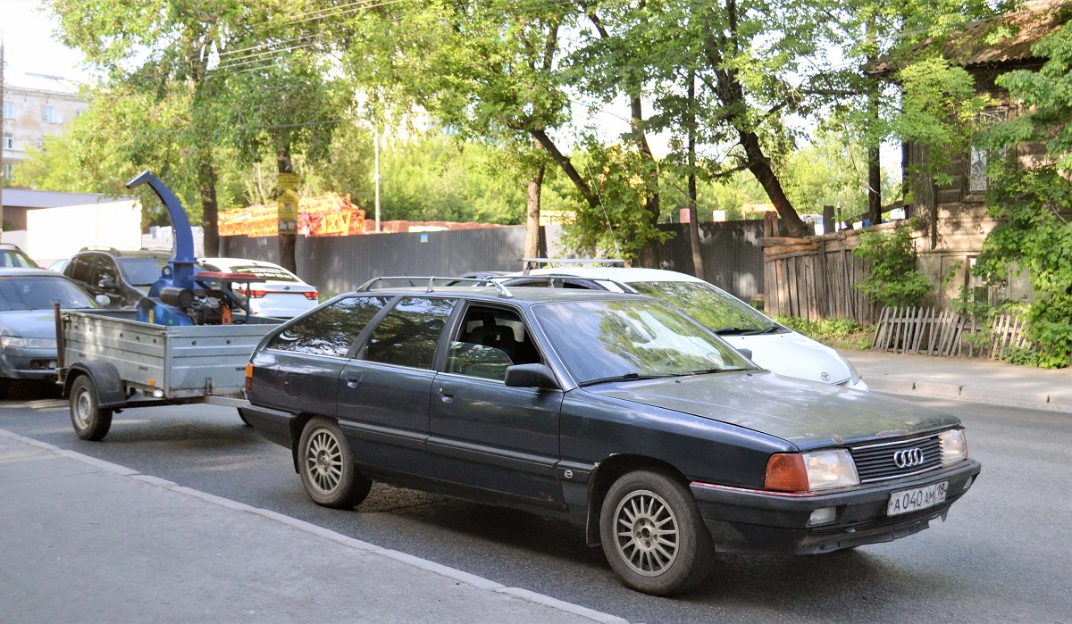 Удмуртия, № А 040 АМ 18 — Audi 100 Avant (C3) '82-91